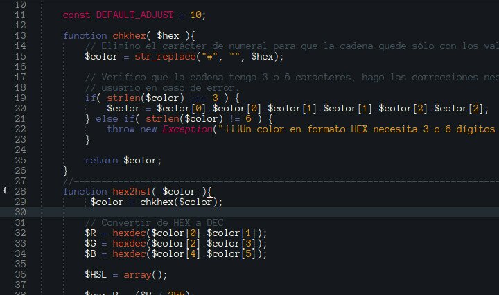 Código fuente PHP